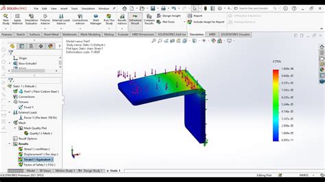 Solidworks Stress Analysis Tutorial Youtube