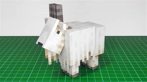 Pixel Papercraft Goat