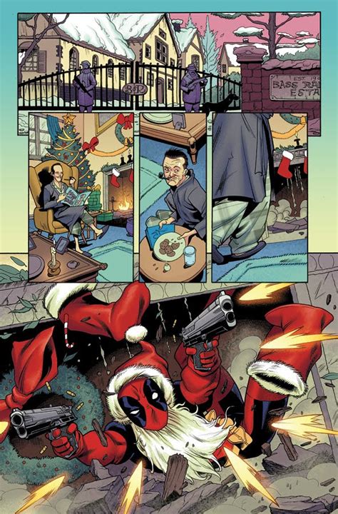 Comicpagesoftheweekend A Deadpool Christmas G33k Life