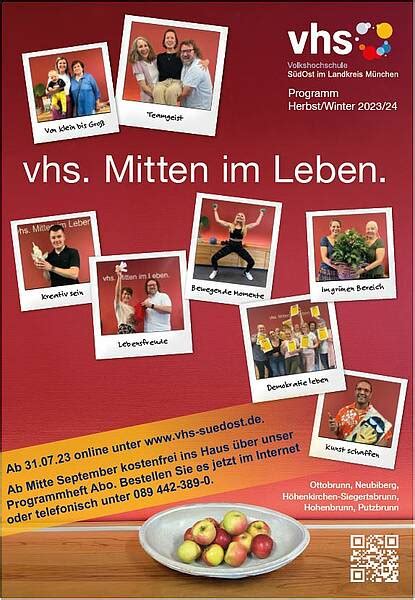 Willkommen bei der VHS SüdOst Volkshochschule SüdOst im Landkreis