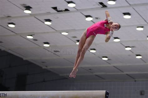 Artistic Gymnastics - Balance Beam Editorial Photo - Image of romania ...