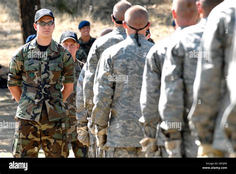 U S Air Force Academy Cadet St Class Randall Chlebek Prepares Basic