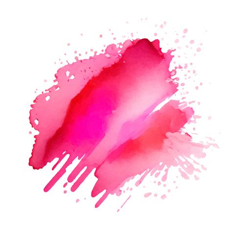 Pink Watercolor Paint Splash Isolated 17398935 Vector Art at Vecteezy