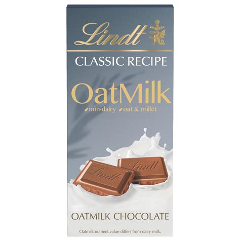 Lindt Classic Recipe Oatmilk Non Dairy Chocolate Candy Bar 3 5 Oz Bar