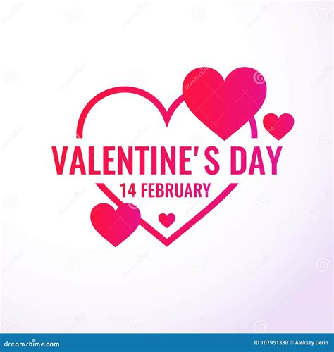 Valentine S Day February 14 Original And Conceptual Poster With A