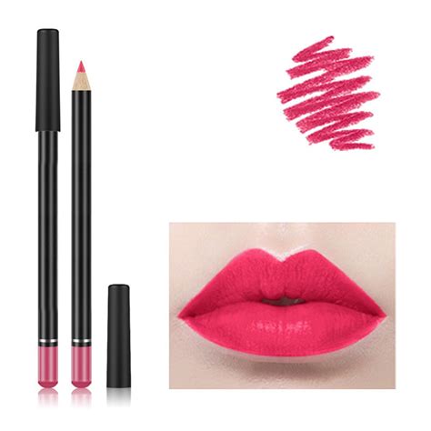 Musatteng Wet And Wild Lip Liner Mattes Non Stick Cup Lip Liner Lipstick 12 Colors Brown Hook