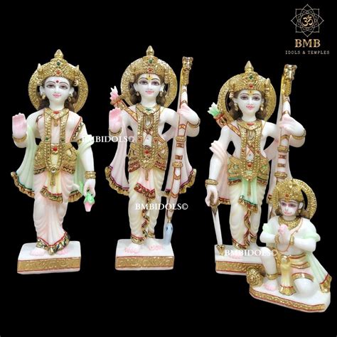 Ram Darbar Statue Made In Makrana Marble In 18inches For Home And