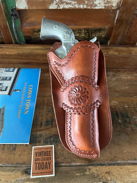 Vintage Classic Old West Western Loop Holster For Colt Saa 5 12 Revo