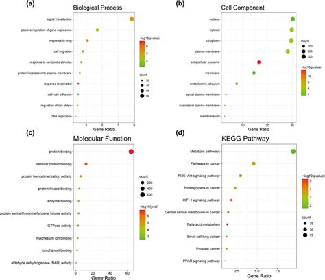 Go And Kegg Analysis Of Degs Ad Bubble Plots Showing The Results Of
