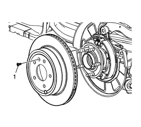 Chevrolet Equinox Service Manual Rear Brake Rotor Replacement Disc