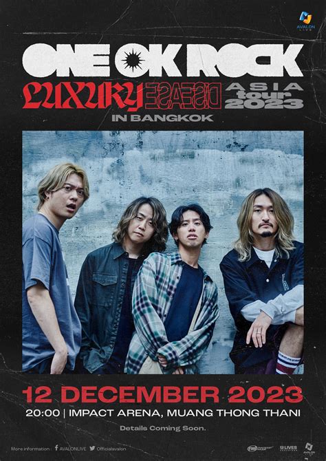 ワンオクのタイ・バンコク公演「one Ok Rock Luxury Disease Asia Tour 2023 In Bangkok