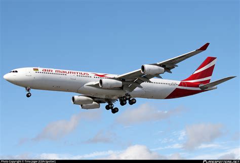 3B NBI Air Mauritius Airbus A340 313 Photo by Timo Jäger CGN Spotter