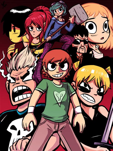 Scott Pilgrim PosterFanArtThingyStuff! by Senselesssquirrel on DeviantArt