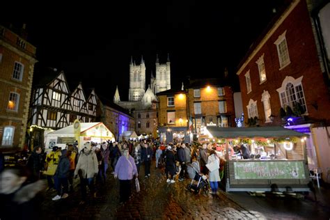 Deutscher Weihnachtsmarkt Christmas Market In Der Partnerstadt