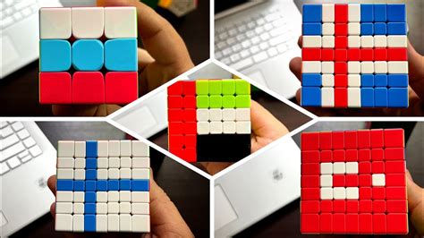 Flags Of ALL COUNTRIES On The Rubik S Cubes 3x3 7x7 YouTube