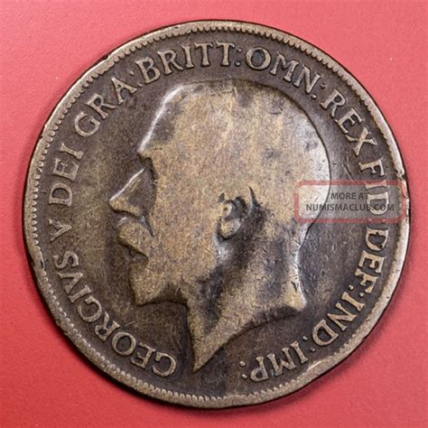 Great Britain One Penny Foreign Coin S H