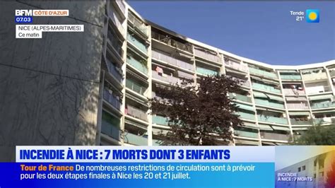 Incendie Meurtrier à Nice Sept Morts Dont Trois Enfants Aux Moulins