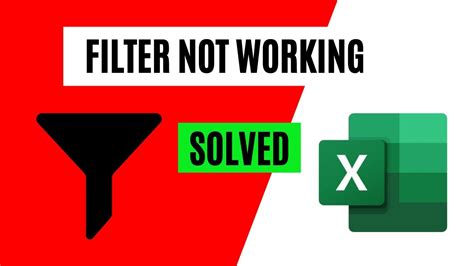 How To Solve Filter Not Working Or Enable Filter In Microsoft Excel