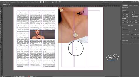 Insertar Texto A 3 Columnas Colocar Imagenes Adobe InDesign YouTube