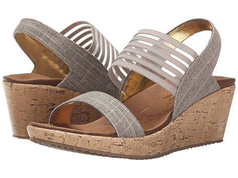 Skechers Cali Beverlee Sitten Kitten Taupe Women S Sandals Take