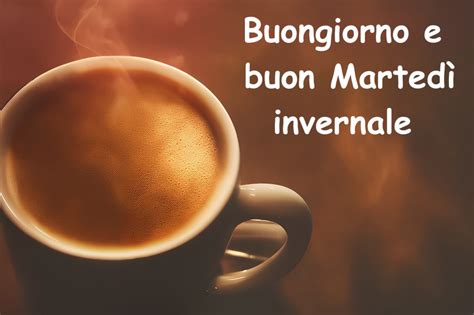 Buon Martedì invernale immagini belle di buongiorno in inverno