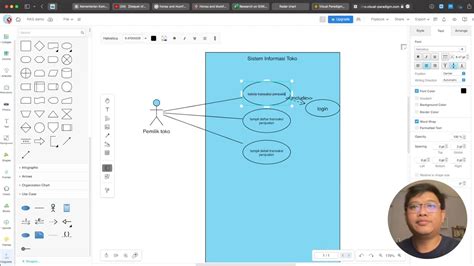 Cara Membuat Use Case Diagram Menggunakan Visual Paradigm YouTube