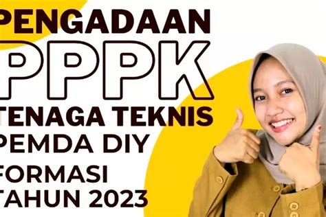 Pemerintah DIY Umumkan Formasi PPPK Tenaga Teknis Tahun Anggaran 2023