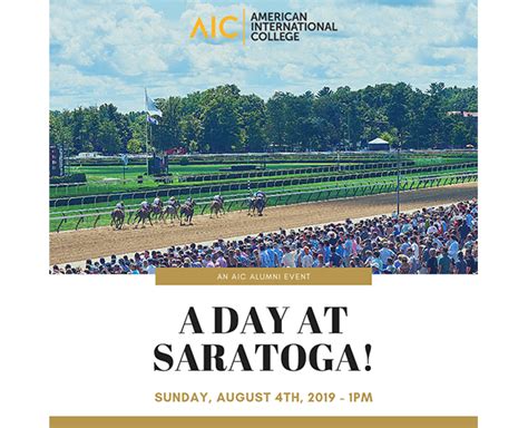 Saratoga Race Track | Calendar | AIC