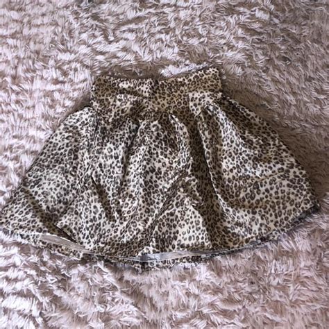 Jill Stuart High Waisted Cheetah Skirt Depop