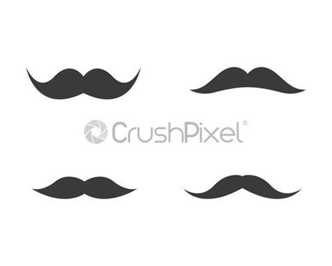 Icono Del Logotipo Del Bigote Vector De Stock 1865649 Crushpixel