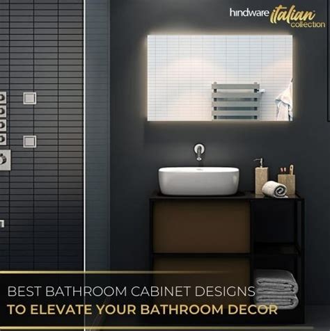 8 Best Bathroom Cabinet Designs That Are Perfect To Elevate Your Bathroom Decor - Hindware