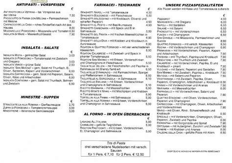 Speisekarte von San Marino Restaurant München Westendstraße 161