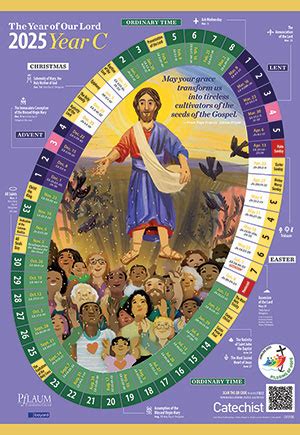 2025 Liturgical Calendar Catholic Joya Rubina