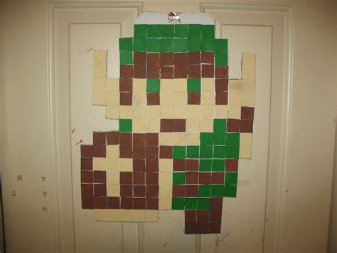 8-Bit Sprite Posters (Link,Mario,Green Rupee) - Instructables