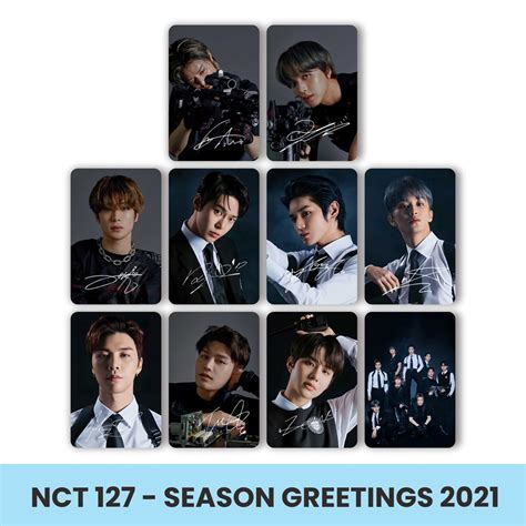 Kpop Nct Season Greetings Photocard Ttd All Member Shopee