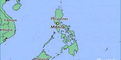 Manila Philippines World Map Manila Location On World Map Philippines