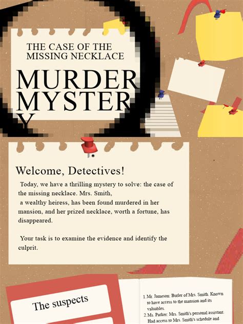 murder mystery ppt | PDF