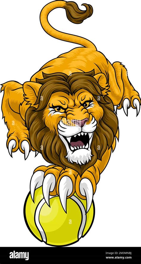 Attacking Lion Stock Vector Images Alamy