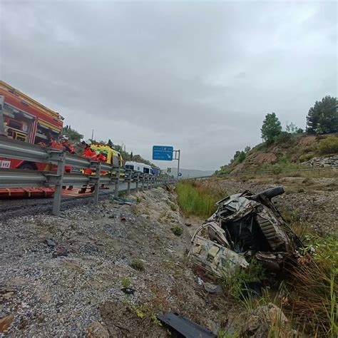 Accidente En Granada Un Herido Tras Una Salida De V A En La A A La