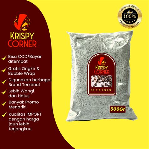 BUMBU TABUR RASA SALT AND PEPPER 500gr BUBUK TABUR ORIGINAL SHIHLIN