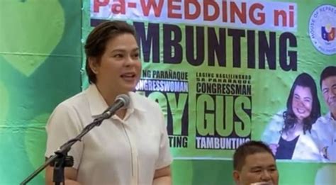 Sara Duterte Itinanggi Ang Pagsuporta Sa Same Sex Marriage Sa Pinas