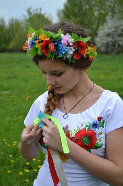 Ukrainian Wreath Flower Headdress Head Vinok Hoop Crown For Etsy