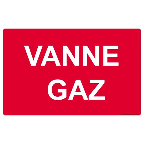 Panneau Vanne Gaz