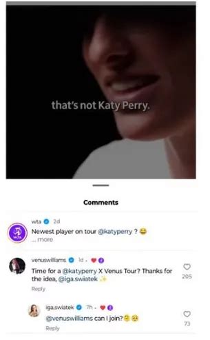 Time For A Katy Perry X Venus Tour Iga Swiatek S Hilarious Blunder