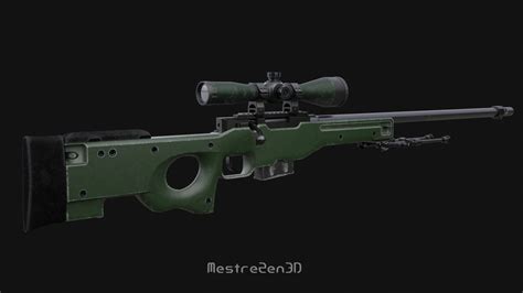 Csgo AWP Free VR AR Low Poly 3D Model CGTrader