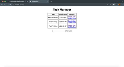 Github Brijendrakrydv Consultadd Flask Crud App Crud Web App Built