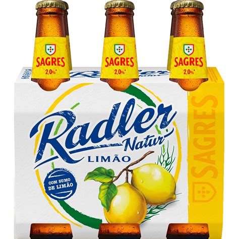 Cerveja Radler Pack 6 Unidades Garrafa 33 Cl Sagres Supermercado El