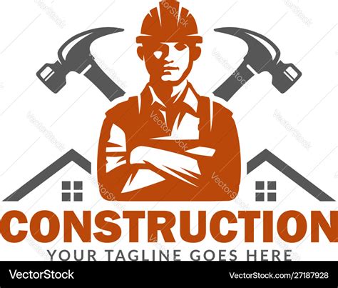 Construction Logo Design Template Suitable Vector Image