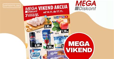 Mega Diskont Vikend Akcija 14 17 11 2024 Ustedite Ba