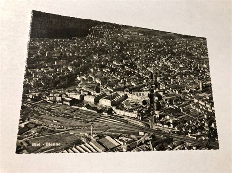 Biel Bienne Flug Foto Schait Bahnhof U Umgebung Kaufen Auf Ricardo